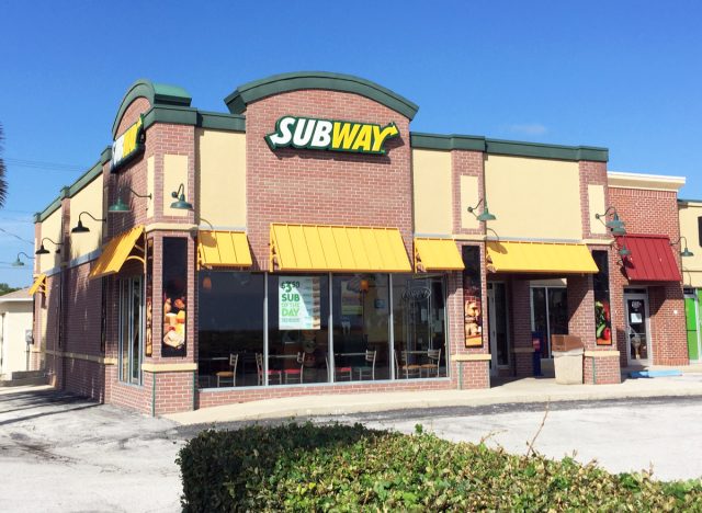 subway restaurant exterior