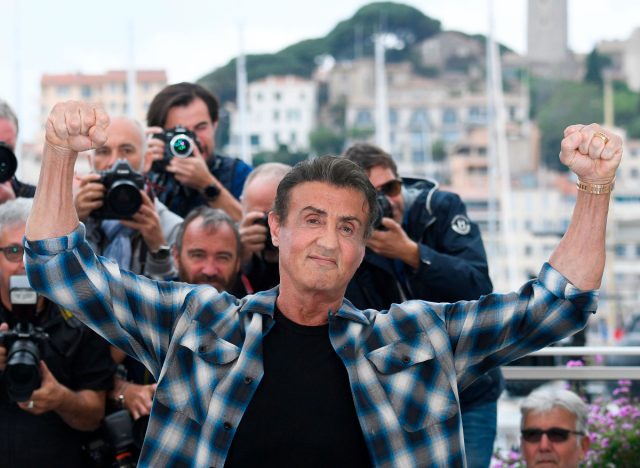 Sylvester Stallone at Cannes Film Festival