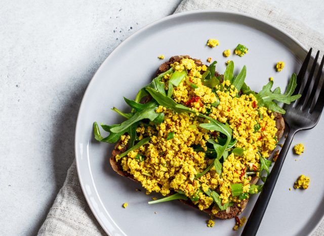 tofu scramble on toast