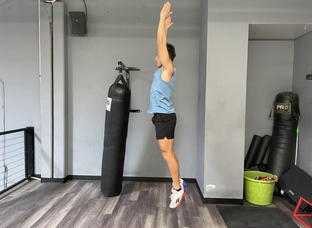 vertical jump to lose pot belly fat