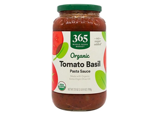 whole foods organic tomato basil pasta sauce