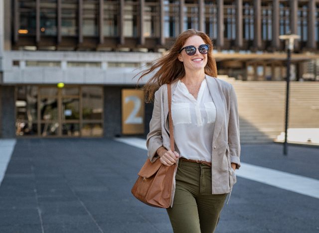 woman walking