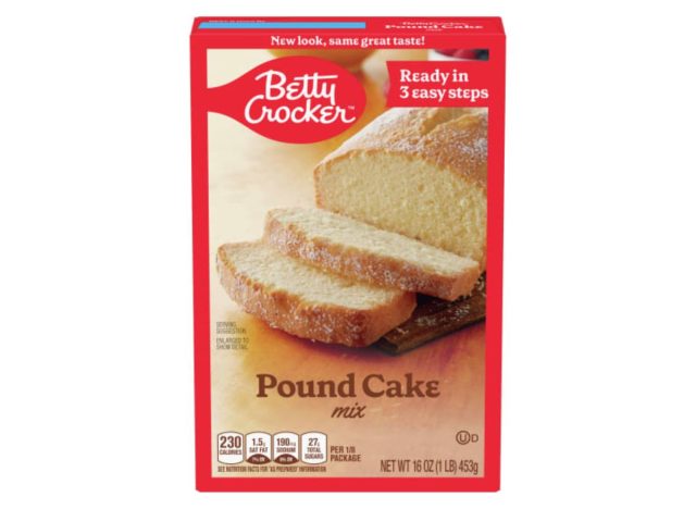 Betty Crocker Pound Cake Mix