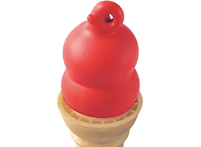 Dairy Quen Strawberry Cone