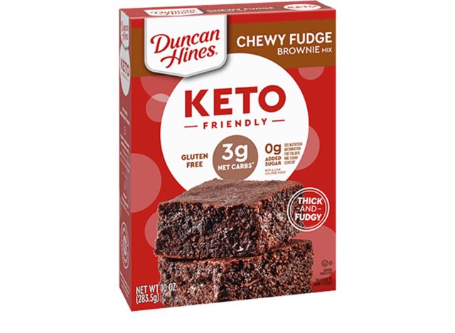 Duncan Hines Keto-Friendly Brownies