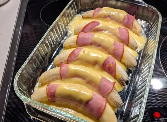 Ham and Bananas Hollandaise