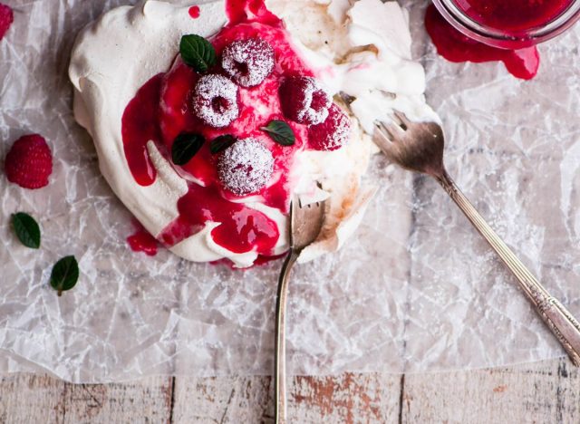 Individual Raspberry Pavlovas