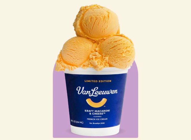 Kraft Macaroni & Cheese Ice Cream from Van Leeuwen