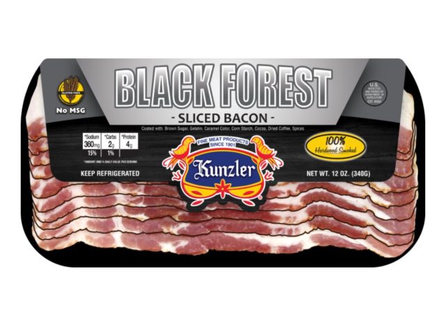 Kunzler Black Forest Sliced Bacon