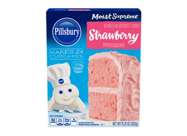 Pillsbury Moist Supreme Strawberry Flavored Premium Cake Mix