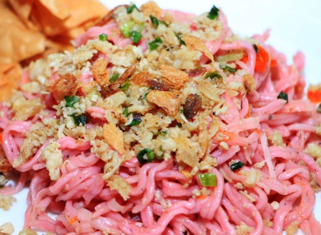 Pink Noodle Salad