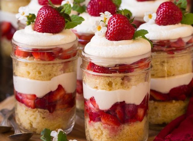 Strawberry Shortcake Trifles