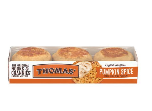 Thomas' pumpkin spice English muffins