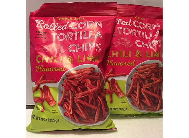 Trader Joe's Chili & Lime Flavored Rolled Corn Tortilla Chips