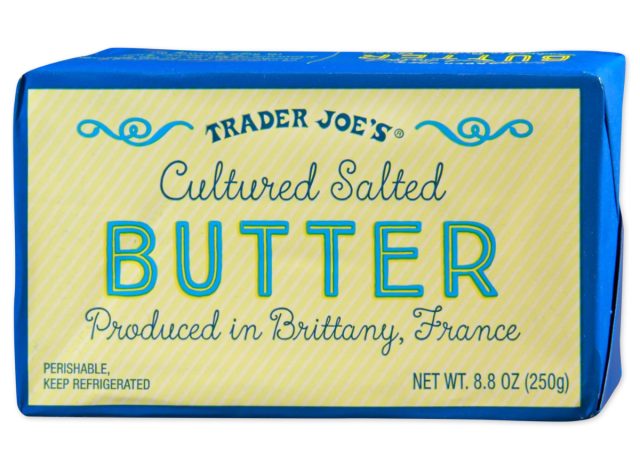 Mantequilla salada cultivada de Trader Joe