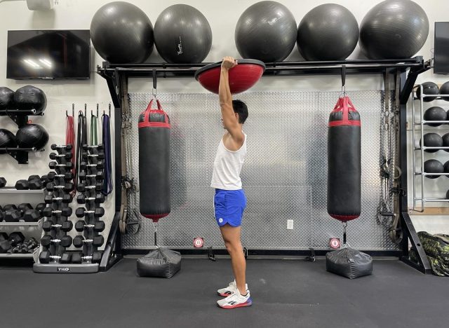Bosu ball workout to start to lose weight in a week