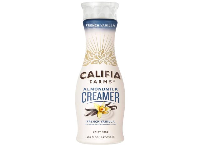 califia farms french vanilla almond milk creamer