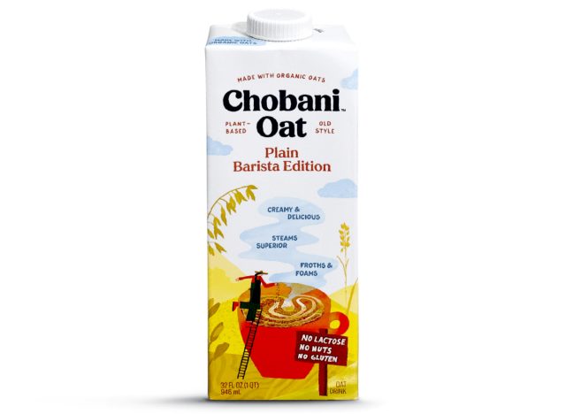 barista cu fulgi de ovaz chobani