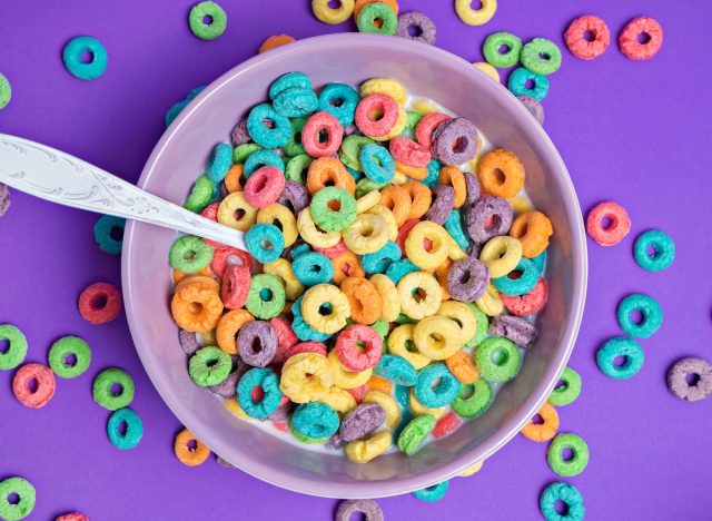 colorful cereal