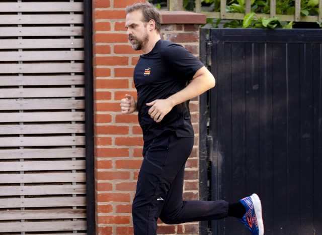 David Harbour running