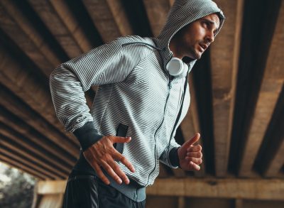 fit man running, demonstrating how to stop skipping workouts