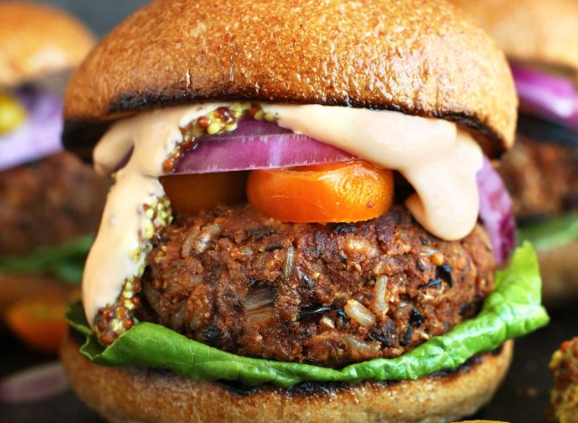 grillable veggie burger