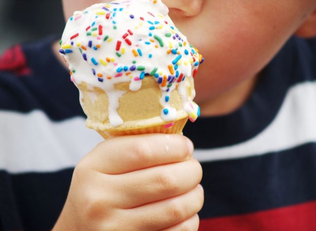 ice cream with sprinkles