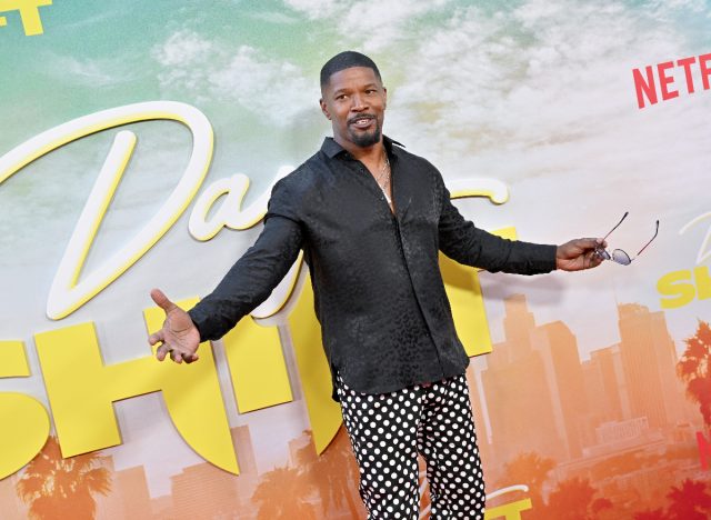 Jamie Foxx at "Day Shift" premiere