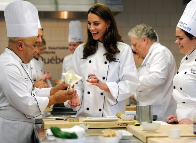 Kate Middleton cooking workshop