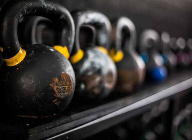 kettlebells