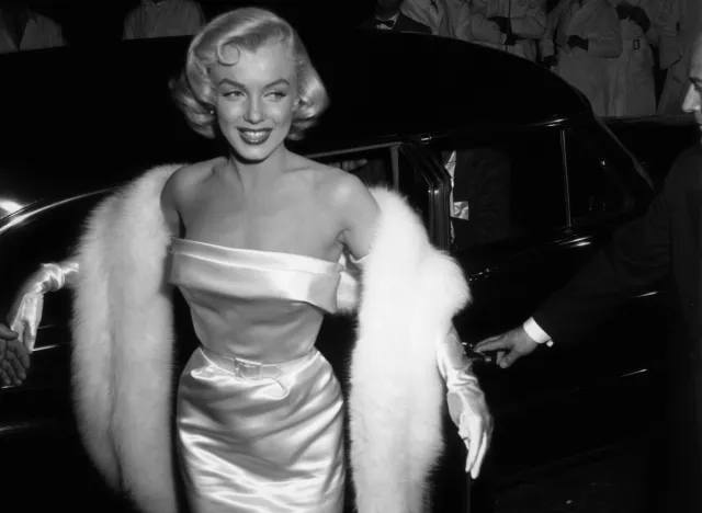 Marilyn Monroe in glamorous gown