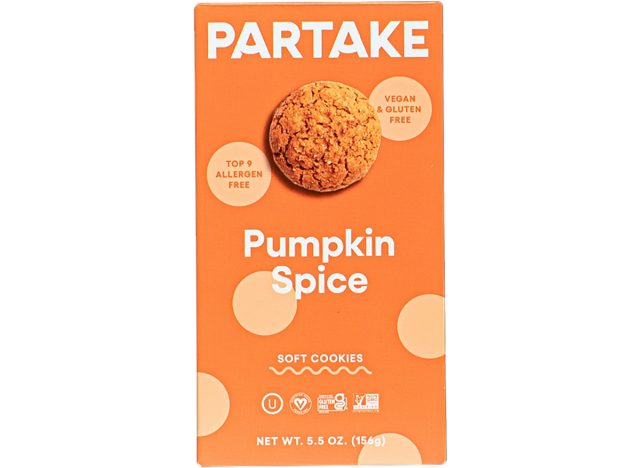 partake cookies pumpkin