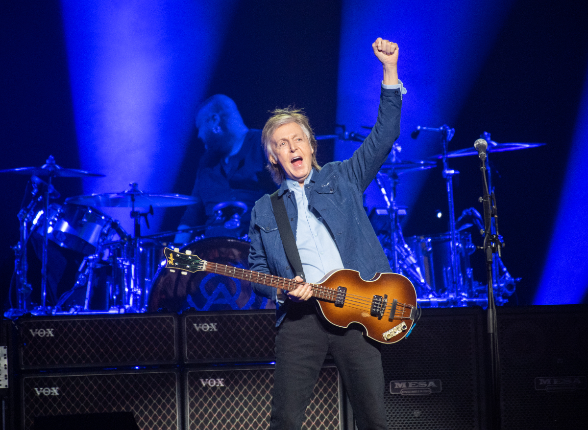 Paul McCartney onstage