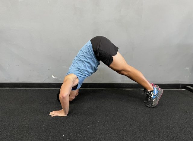 pike pushups part of workout to build lean muscle as you age