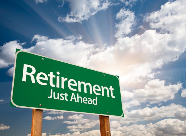 retirement sign