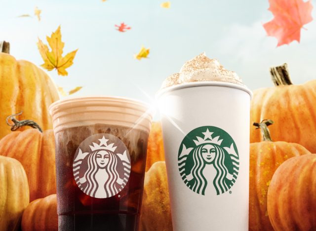 Starbucks' pumpkin drink duo