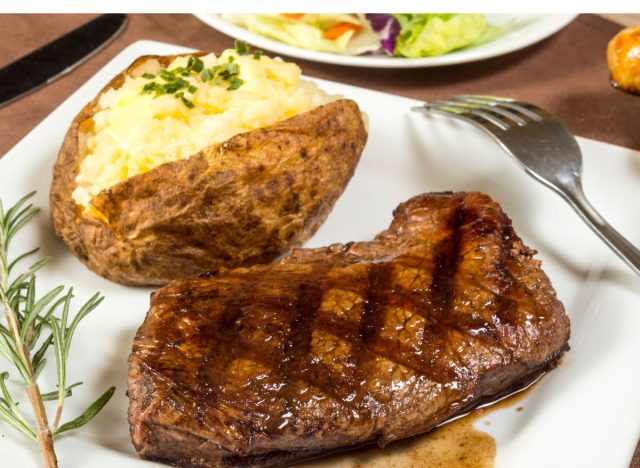 steak baked potato steakhouse