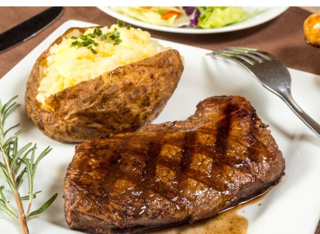 steak baked potato steakhouse