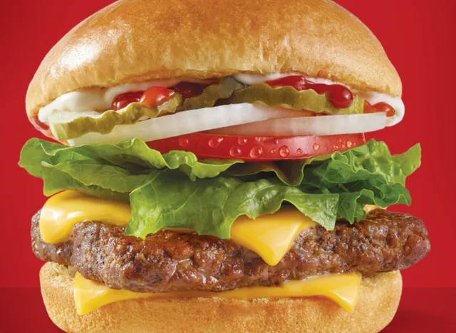 wendy's cheeseburger