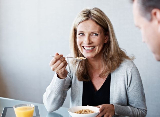 woman eating