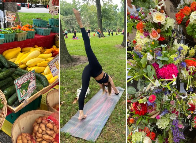 yoga at farmers market, best-kept secrets in St. Louis