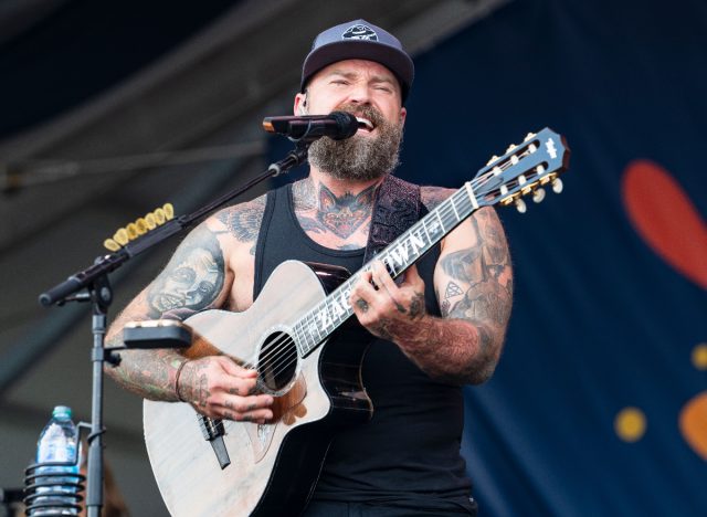 Zac Brown performing onstage