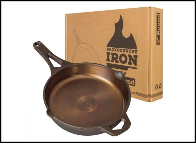 Backcountry Iron Round Wasatch Smooth Cast Iron Skillet