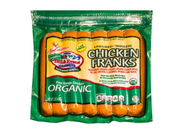 Bell & Evans Uncured Organic Chicken Franks