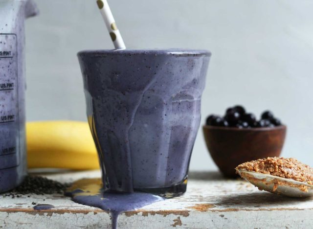 Blueberry Almond Butter Smoothie