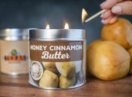 Texas Roadhouse honey cinnamon butter candles