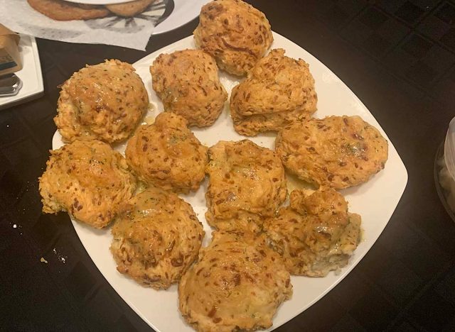 Cheese biscuits cooked in Air Fryer Grill