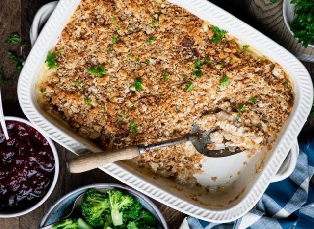 Chicken and Stuffing Casserole