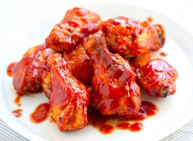 Brown Sugar Barbecue Baked Chicken Wings