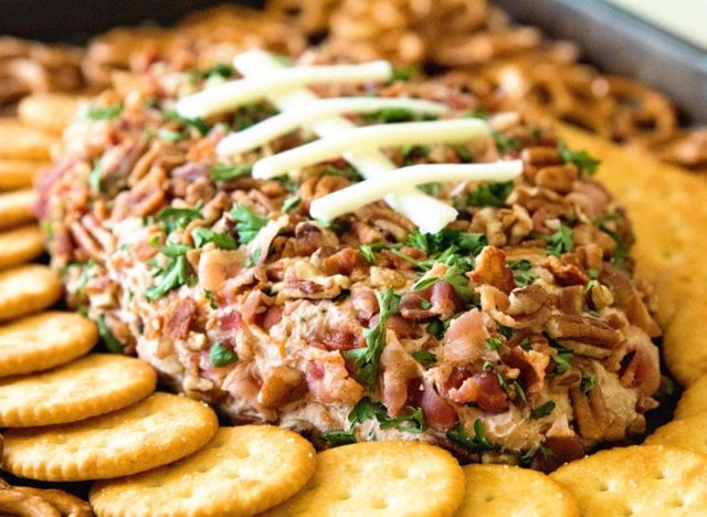 Football BBQ Bacon Ranch Cheeseball